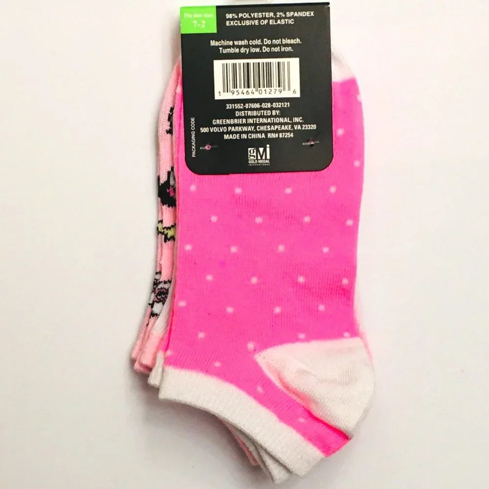 KIDS Panda + Polka Dot + Pink/White Socks